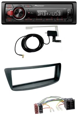 Pioneer 1DIN MP3 DAB USB AUX Autoradio für Citroen C1 Peugeot 107 (05-14) - Bild 1 von 4