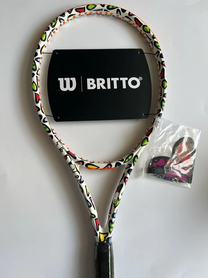 Wilson Clash 100L v2 BRITTO HEARTS special edition 43/8 New    Beautiful - Image 1 of 1