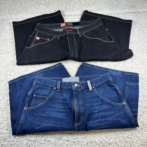 Streetwear Y2K Baggy Denim Shorts 2 Stück Größe 34 W Ecko/Air Jordan - Bild 1 von 22
