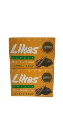 likas  Soaps by Likas 2 Pack  papaya milk with skin  original - Image 1 of 2