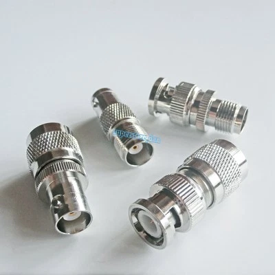 4Pcs BNC To TNC Type Male Female RF Connector Adapter Test Converter Kit Set - Image 1 of 4