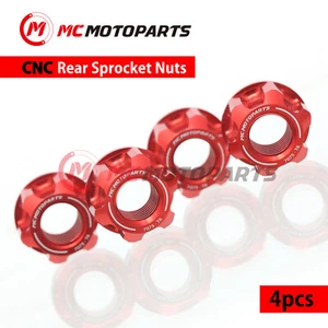 CNC SPOKE6 Rear Sprocket Nuts M8 For Kawasaki KSR110 03-15 KSR 50 80 All Year 19 - Picture 1 of 10
