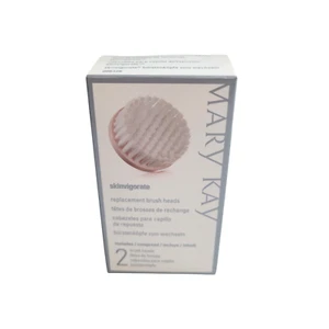 Mary Kay Skinvigorate Replacement Facial Cleansing Brush Heads Pack of 2 New - Picture 1 of 7