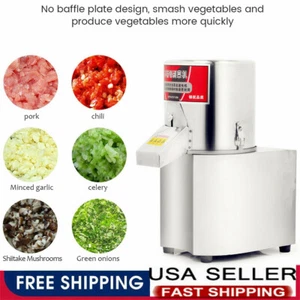 Molinillo cortador eléctrico de verduras 110 V procesador de alimentos máquina comercial - Imagen 1 de 11