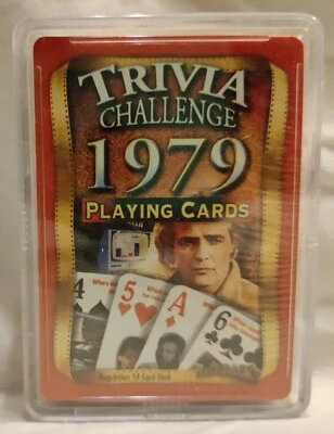 Flickback 1979 Trivia Playing Cards: Birthday or Anniversary Gift - Image 1 of 4