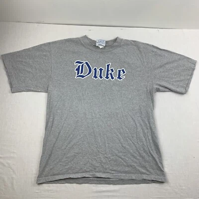 Vintage Duke University Shirt Adult XL Gray Sports College School 90s Logo USA - Image 1 of 4