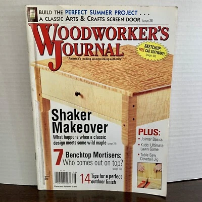 Vintage Woodworker’s Journal Aug. 2010 Shaker Makeover Classic Meets Wild Maple - Image 1 of 4