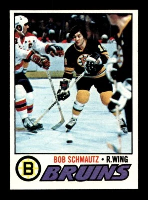 1977 78 Topps #59 Bobby Schmautz Bruins NEAR MINT *2p - Image 1 of 2