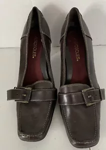 Aerosoles Damenschuhe mit eckiger Zehenpartie und Lederabsatz Größe 8B - Bild 1 von 7