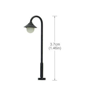 LYM25DE 10 Stk. LED Lampen 35mm Spur N / TT Leuchte Straßenlampen NEU - Bild 1 von 5