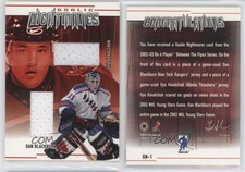 2002-03 ITG Be A Player Between the Pipes Ilya Kovalchuk Dan Blackburn #GN-1