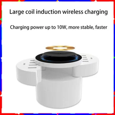 Multi-port 8USB+2Type-c+ Wireless charging desktop power shunt Output power 5V8A - Image 1 of 4