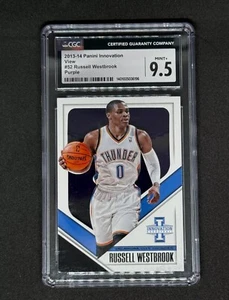 2013-14 Panini Innovation View #52 Russell Westbrook Purple CGC 9.5 Thunder - Picture 1 of 2
