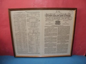 Original Netherlands collector's newspaper "New Gazette of Bruges" dated 1817 - Imagen 1 de 17