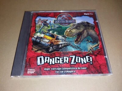 JURASSIC PARK * DANGER ZONE ! * PC CD -ROM EXCELLENT WINDOWS 95 / 98 / 2000 - Image 1 of 2