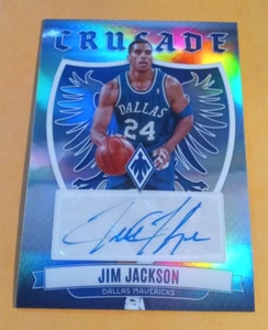 2023-24 Panini Phoenix Crusade Jim Jackson Silver Prizm Autograph CS-JJA - Picture 1 of 2