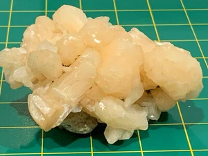 Nice! XLS Orange Stilbite "Bow-Tie" Crystals on Matrix - Nashik, India - Picture 1 of 10