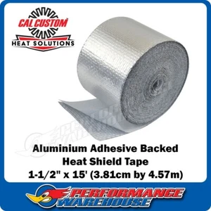 Heat Shield Tape 1-1/2" X 15', Adhesive Backed, Aluminium - CAL-H1046AL - Picture 1 of 5