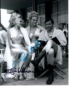 INGA NEILSEN and JUNE WILKINSON signed 8x10 BATMAN w/ ADAM WEST photo - Picture 1 of 1