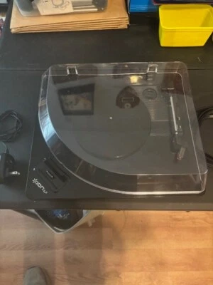 ION iLP Turntable Record Player Apple iPod to MP3 Plays 78 33 & 45 USB StartStop - Image 1 of 4