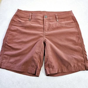 Kuhl Trekr Womens Sz 8 Brown Active Hiking Trail Outdoor Stretch Shorts - Picture 1 of 11
