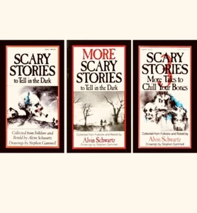 Scary Stories to Tell in the Dark Book Set 1 2 3 By Alvin Schwartz KIDS NEW BKS