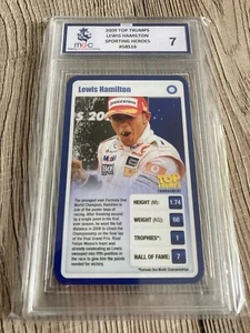 Lewis Hamilton Sporting Heroes Rookie RC Top Trumps Trading Card MGC 7 Graded - Bild 1 von 3