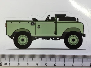 Sticker / Aufkleber, Land Rover 110 Pick-up grün  - Bild 1 von 1