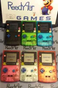 PICK A COLOR CLEAR GBC Pokemon Pikachu Edition Nintendo System Gameboy Game boy - Picture 1 of 20