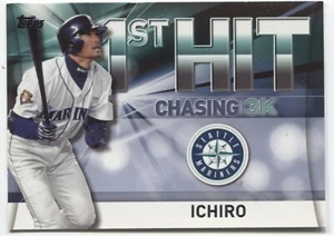 ICHIRO SUZUKI 2016 Topps Serie 2 Chasing 3K - Seattle Mariners - 3000-1 Hit #1 - Imagen 1 de 1