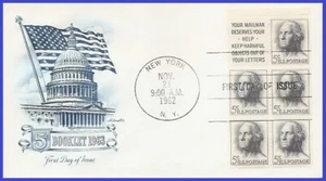 USA3 #1213a U/A ARTMASTER FDC BKLT5 George Washington - Imagen 1 de 1