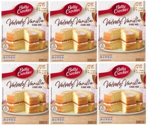 6 x Betty Crocker Velvety Vanilla Cake Mix 425G - Picture 1 of 1