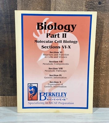 The Berkeley Review Biology Part II Only - MCAT Prep Sections VI-X - Image 1 of 4