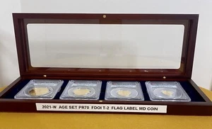 2021-W American Gold Eagles PCGS PR70 FDOI T-2 DCAM Deep Cameo FLAG LABEL - Picture 1 of 7