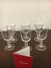 76 verres à vin rouge service Vence  en cristal de Baccarat (prix à la pièce)