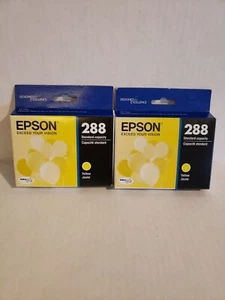 NEW Epson 288 Yellow Ink Cartridge T288420 lot of 2 - Picture 1 of 1