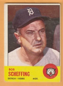 Bob Scheffing Detroit Tigers 1963 Topps #134 - Picture 1 of 2