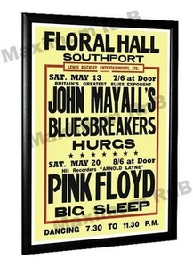 John Mayall Concert Poster Floral Hall Southport May 1967 - Imagen 1 de 1