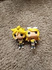Funko Pop! Vocaloid Kagamine Rin & Len  #37 #38 2014 Figures USED No Box