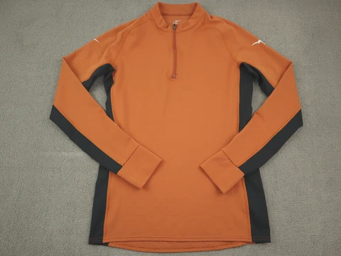 Texas Longhorns Jacket Men Medium Tall Orange Nike 1/4 Zip Football Dri Fit MT Cover