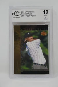 Novato de Tiger Woods 2001 Upper Deck Tiger's Tales #TT17 BCCG 10 como nuevo o mejor - Imagen 1 de 4