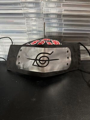 Naruto Headband Itachi  Akatsuki 4 Layer Face Mask - Image 1 of 4