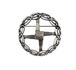 Épingle croix celtique St Bridget's en alliage