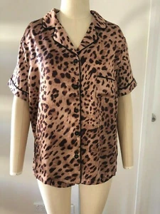 100% silk short pyjama - Leopard - XS,S,M,L RRP $329.95 - Picture 1 of 3