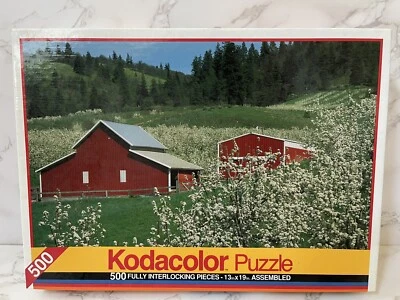 Rompecabezas Kodacolor 500 piezas Good River Valley Oregon 1993 de colección nuevo sellado Foto 1 de 4