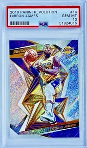 2019-20 Panini Revolution LeBron James Silver Los Angeles Lakers PSA 10 🔥 - Picture 1 of 3