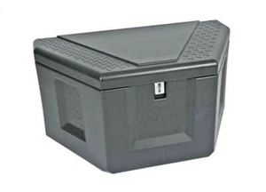Dee Zee DZ91717P Poly Plastic Triangle Trailer Tongue Storage Box Steel Hasp - Picture 1 of 10