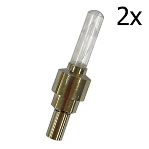 2 x MULTICOLOUR FIREFLY BICYCLE SINGLE VALVE LIGHT bike wheel cap car van - Picture 1 of 1