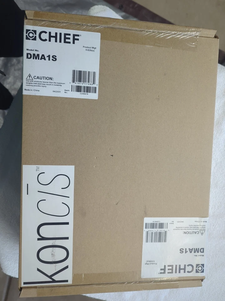 Chief Koncis Single Arm Monitor Mount - For Monitors 10-32" - Silver - DMA1S - Image 1 of 1