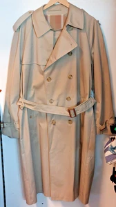 Vintage St. Michael's Herren Trenchcoat - 44" Brustumfang klassisch - Bild 1 von 7